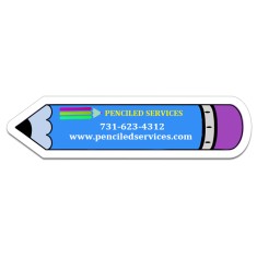 3.44x3.38 Pencil Shaped Magnets - 20 Mil