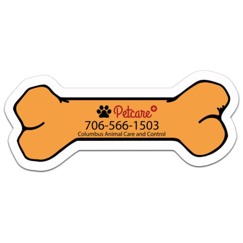 3.5x1.5 Bone Shape Magnets - 20 Mil