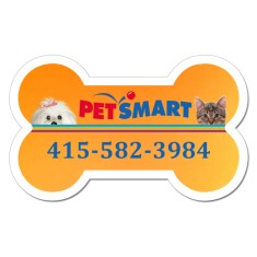 2.16x3.53 Dog Bone Shaped Magnets 20 Mil