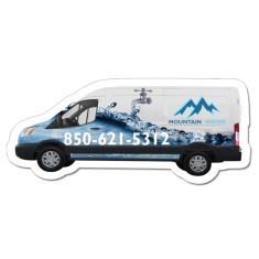 3.75x1.62 Van Shaped Magnets - 20 Mil