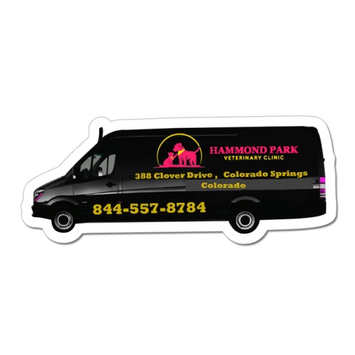 1.59x3.9 Van Shaped Magnets - 20 Mil