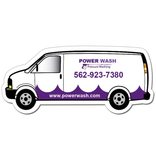 1.6x3.9 Van Shaped Magnets - 20 Mil