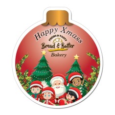 3.96x4.41 Ornament Shaped Magnets - 20 Mil