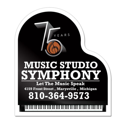 3.75x3 Piano Shaped Magnets - 20 Mil