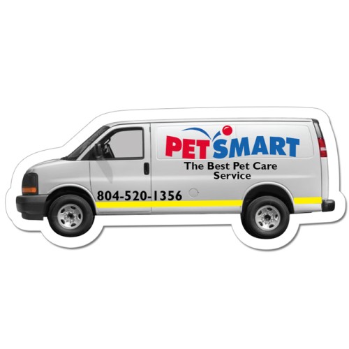 4.12x1.73 Van Shaped Magnets - 20 Mil