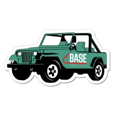 2.25x4.25 Jeep Shaped Magnets 20 Mil