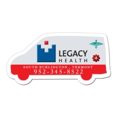 2.25x4.25 Van Shaped Magnets 20 Mil