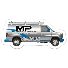 4.44x2.02 Van Shaped Magnets - 30 Mil