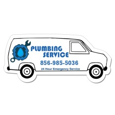 4.5x2 Van Shaped Magnets - 20 Mil