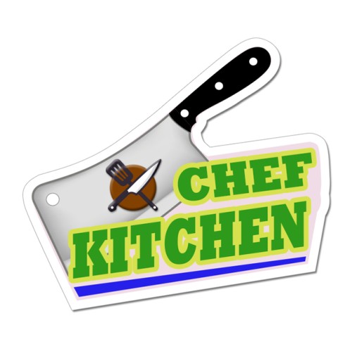 4x4.5 Kitchen Knief Shaped Magnets 20 Mil