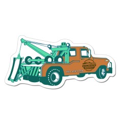 2.25x4.75 Truck Shaped Magnets - 20 Mil