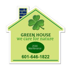 4.78x4.88 House Shaped Magnets 20 Mil