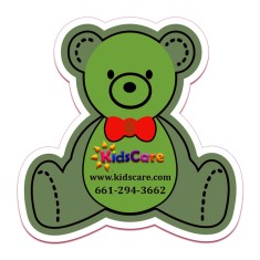 4x4 Bear Shaped Magnets - 20 Mil