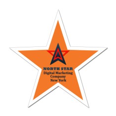 4x4 Star Shaped Magnets 20 Mil