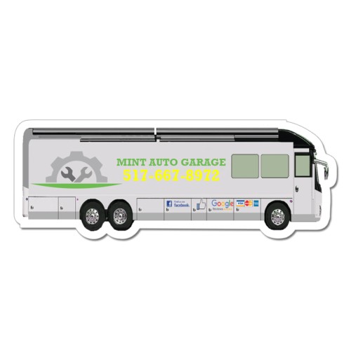 1.9x5.13 Bus Shaped Magnets - 20 Mil