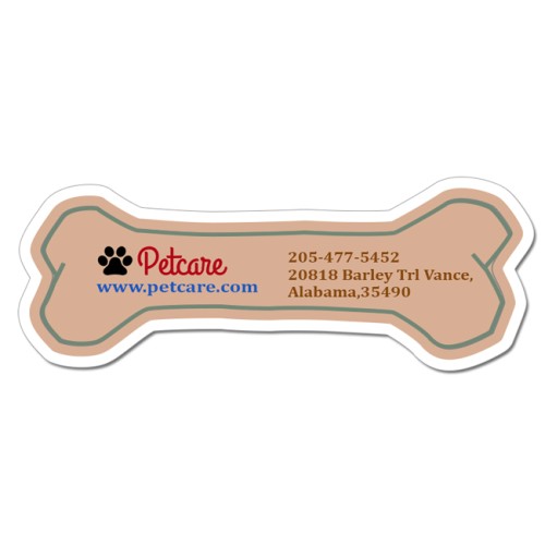 2x5.75 Dog Bone Shaped Magnets 20 Mil