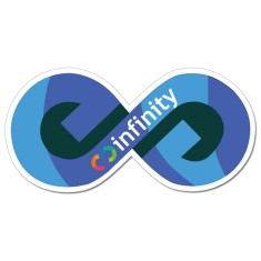 5.76x2.87 Infinity Shape Magnets - 20 Mil