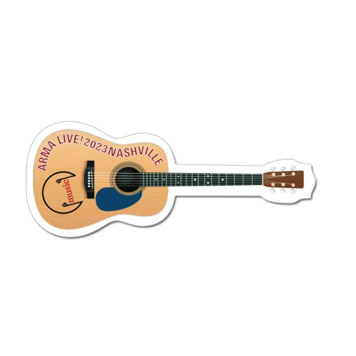 2x5 Guitar Shaped Magnets - 20 Mil