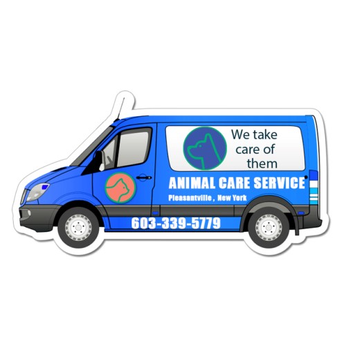 3.11x6.01 Van Shaped Magnets 20 Mil