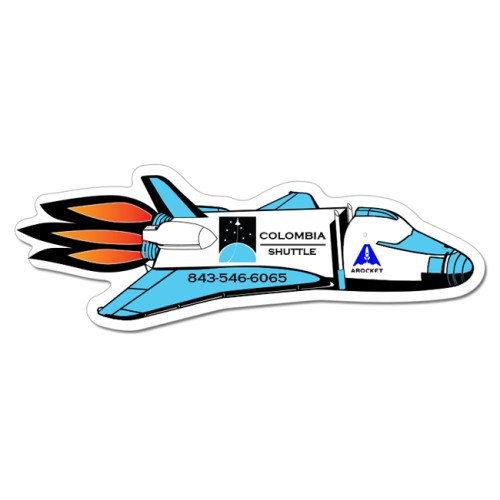 2.36x6.32 Airplane Shaped Magnets - 20 Mil