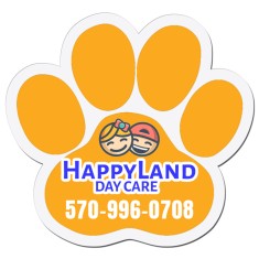 6.24x6.5 Paw Shaped Magnets - 20 Mil