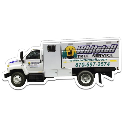 2.92x6.69 Truck Shaped Magnets - 20 Mil