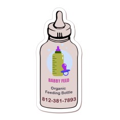 3x6 Bottle Shaped Magnets 20 Mil