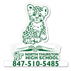 6x6 Tiger Shaped Magnets - 20 Mil