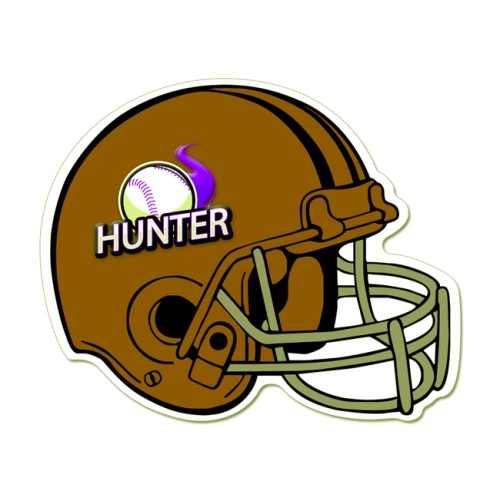 5.78x7.1 Helmet Shaped Magnets 20 Mil