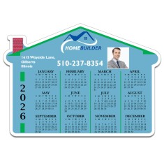 7x5 House Shaped Magnets - 20 Mil