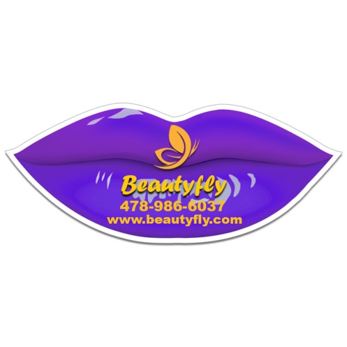 3.55x8.52 Lip Shaped Magnets - 20 Mil