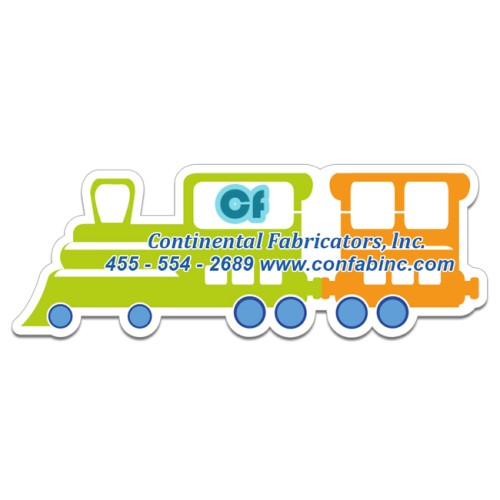 3.16x8.72 Train Shaped Magnets - 20 Mil