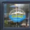 10"x8" Oval Static Window Clings