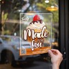 11"x8" Static Window Clings
