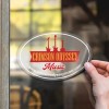 4"x6" Oval Static Window Clings