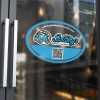 5"x7" Oval Static Window Clings