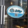 5"x7" Oval Static Window Clings