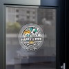 8 Inch Circle Static Window Clings