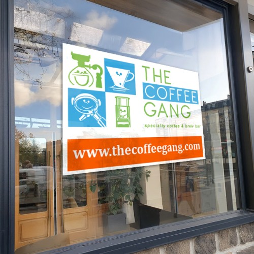12"x18" Static Window Clings