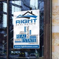 20"x30" Static Window Clings