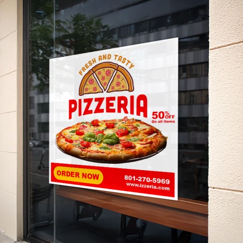 24"x24" Static Window Clings