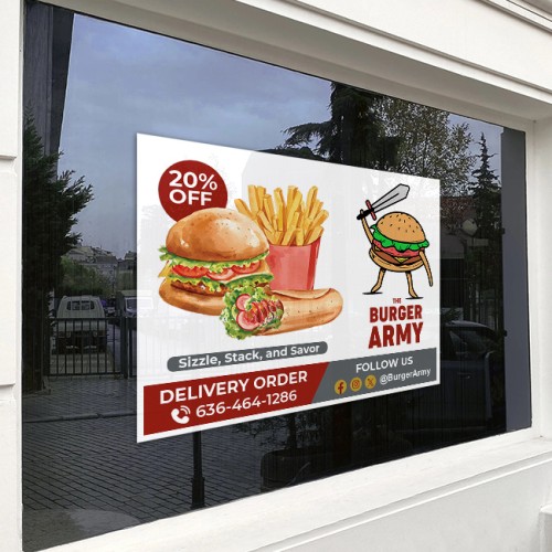 36"x48" Static Window Clings