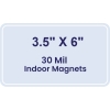3.5x6 Round Corners Indoor Magnets - 30 Mil