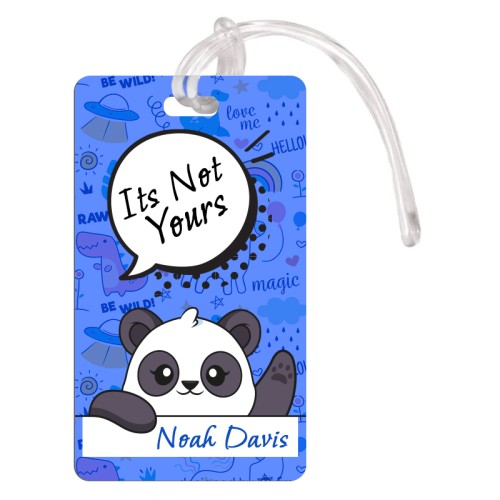 2.5x4.25 Signature Full Color One Sided Luggage Tags - 50 Mil