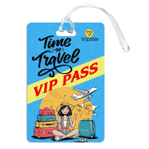 2x3 Signature Full Color One Sided Luggage Tags - 50 Mil