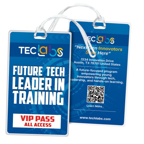 3x5 Signature Full Color Double Sided Luggage Tags - 50 Mil
