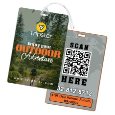 4x6 Signature Full Color Double Sided Luggage Tags - 50 Mil