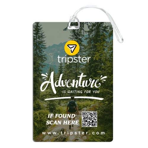 4x6 Signature Full Color One Sided Luggage Tags - 50 Mil