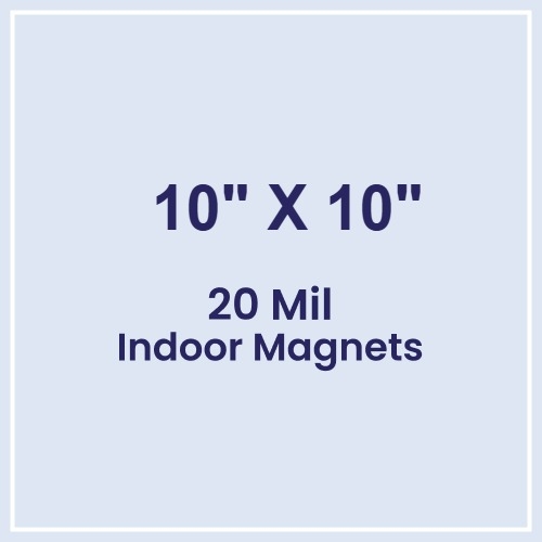 Magnet - 10x10 Square Corners - 20 mil