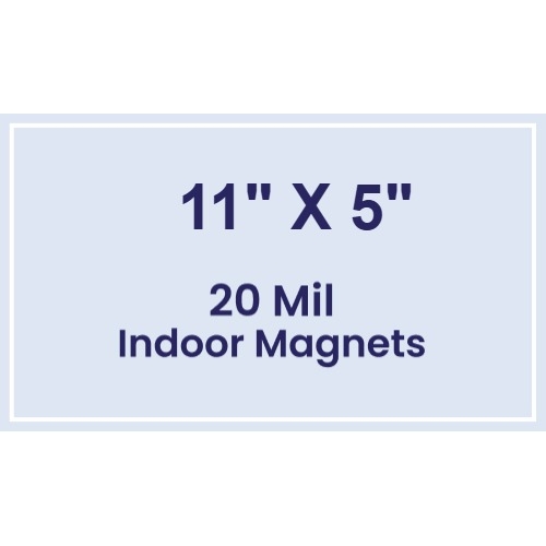 Magnet - 11x5 Square Corners - 20 mil